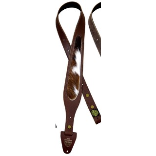 Colonial Leather 60mm Brown Tapered Cow Inlay Gun Sling Australian Made