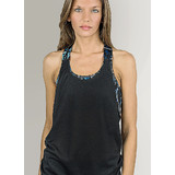 Undertow Blue Camo Black Athletic Tank Sports Top