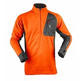 Hunters Element Ascend Micro Fleece Hunting Top Blaze Orange/Charcoal