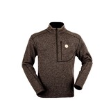 Hunters Element Clarence Knit Long Sleeve Top Walnut