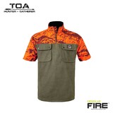 Hunters Element Ngahere Bush Shirt Forest Green/Desolve Veil Camo