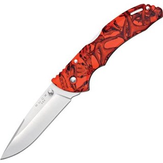 Buck Bantam BLW Orange Camo Folding Hunting Knife USA Made