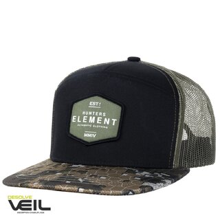 Hunters Element Authentic Trucker Black/Desolve Veil