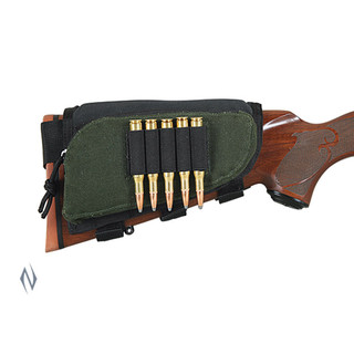 Allen Butt Stock Rifle Shell Holder Pouch w/Zip Pocket