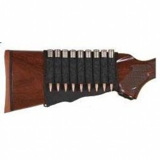 Allen Rifle Buttstock Cartridge Shell Holder Black AL206