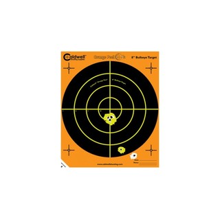 Caldwell Orange Peel Shooting Targets 8 Inch Bullseye