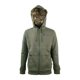 Spika GO Core Zip-Through Hoodie Mens Olive