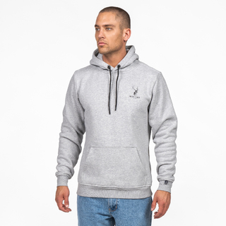 Hunters Element Mens Croaker Hoodie Grey Marle