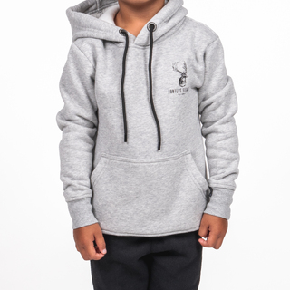 HUnters Element Croaker Hoodie Kids Grey Marle