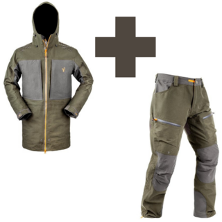 Hunters Element Odyssey Jacket & Trousers Combo Set Green