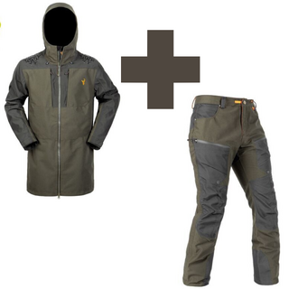 Hunters Element Odyssey V2 Jacket & Trousers Combo Set Forest Green