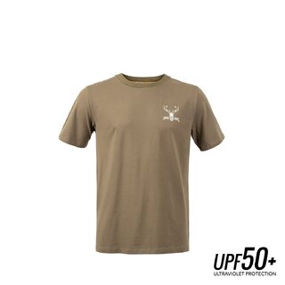 Hunters Element Red Stag Tee Khaki