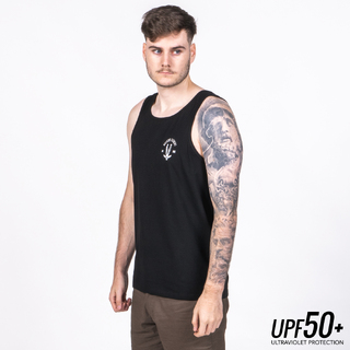 Hunters Element Tusk Jaw Singlet Black
