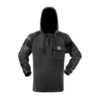 Hunters Element Whakarapu Long Sleeve Hood Black/Desolve Blak
