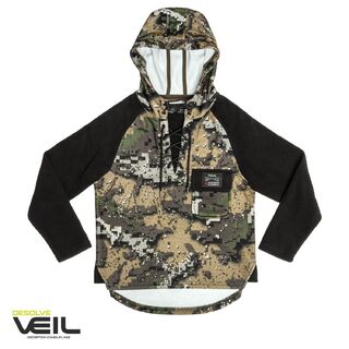 Hunters Element Whakarapu Hood Long Sleeve Kids Desolve Veil/Black 