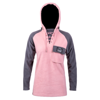 Hunters Element Whakarapu Long Sleeve Hood Womens Rose/Black 