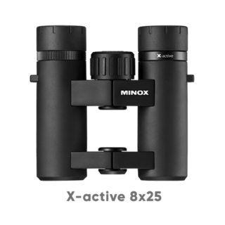Minox X-active 8x25 Wide Angle Binoculars