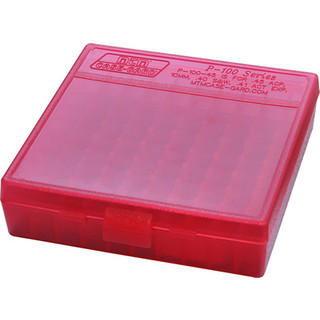 MTM Case Guard  100 Round Hinged Top Ammo Box 45 ACP-8mm Namdu