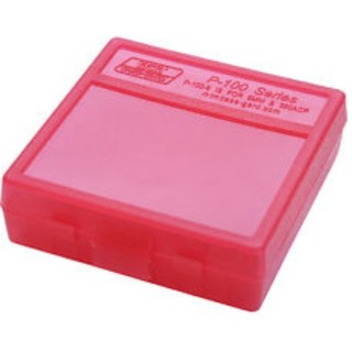 MTM Case-Gard 100 Round Hinged Pistol Ammo Storage Box 9mm