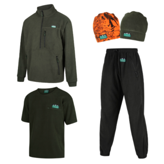 Ridgeline HEARTLAND 4PC FLEECE CLOTHING PACK OLIVE