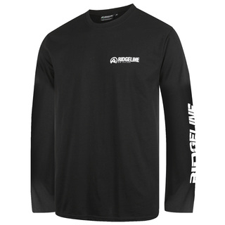 RIDGELINE MENS PRO HUNT AUSSIE MADE L/S TEE  BLACK 
