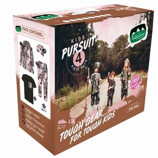Ridgeline Kids Pursuit Fleece 4 Piece Hunting Clothing Pack Pink