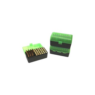 MTM Case Guard RLLD-50-16T Green Ammo Box 260 Rem, 303 Black and Green