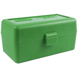 MTM Case Guard Ammo Box 50 Round Hinged Lid 22-250 Rem-7.62x45mm CZ