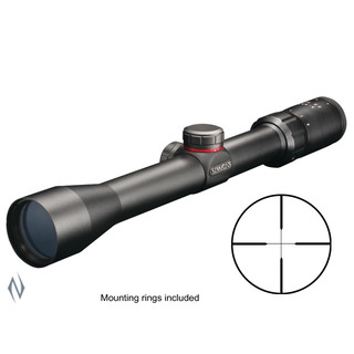 SIMMONS 22 MAG 3-9X32 TRUPLEX RIFLE SCOPE WITH RINGS