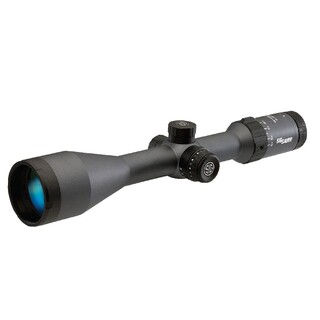 Sig SauerWhiskey 5 5-25x52 30mm SFP Quadplex Reticle Graphite Rifle Scope