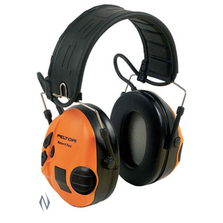 Peltor Sportac Green & Orange Electronic Muffs
