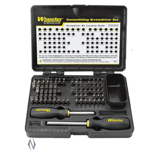 WHEELER SCREWDRIVER SET DELUXE GUNSMITHING 89 PCE